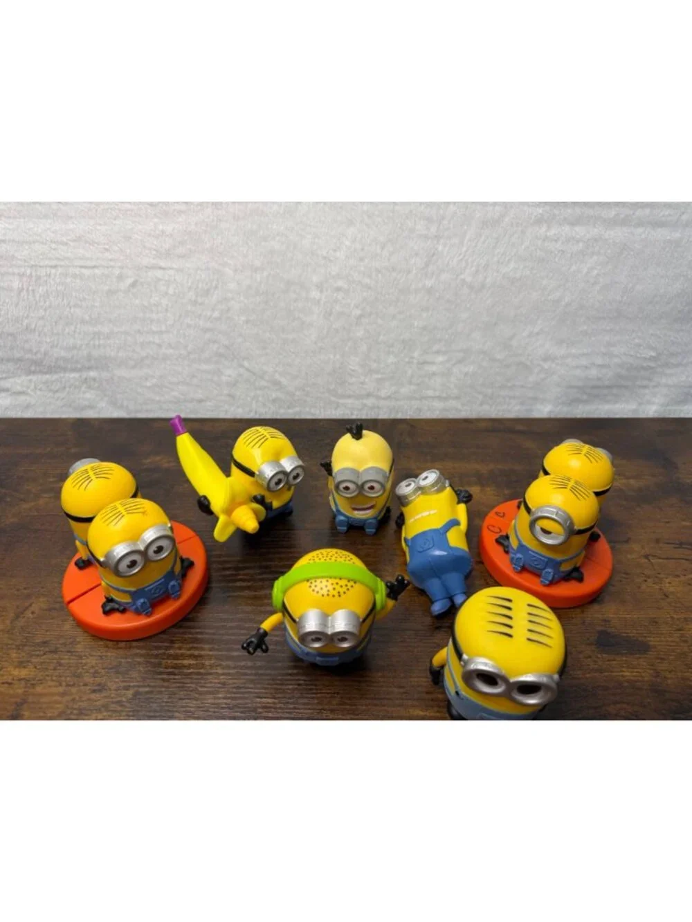 Despicable Me Minions Plastic Figurine Set - 7 Collectible Toys With Accessories